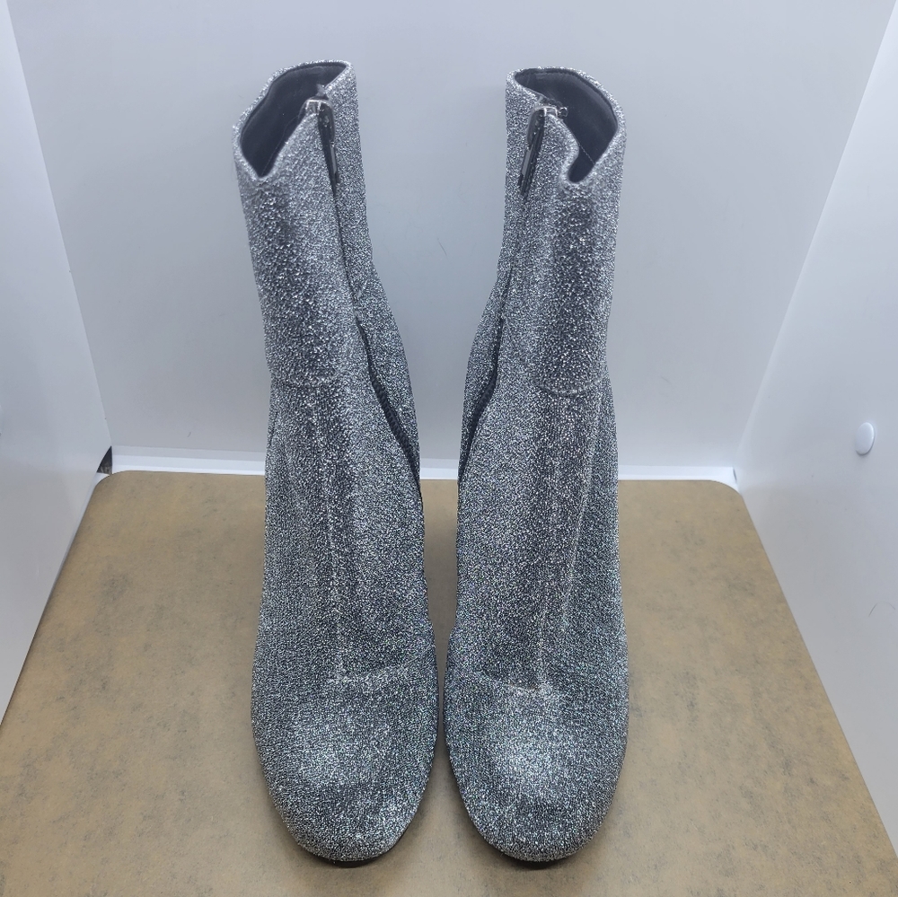 Steve Madden Goldie Silver Multi Ankle Boots